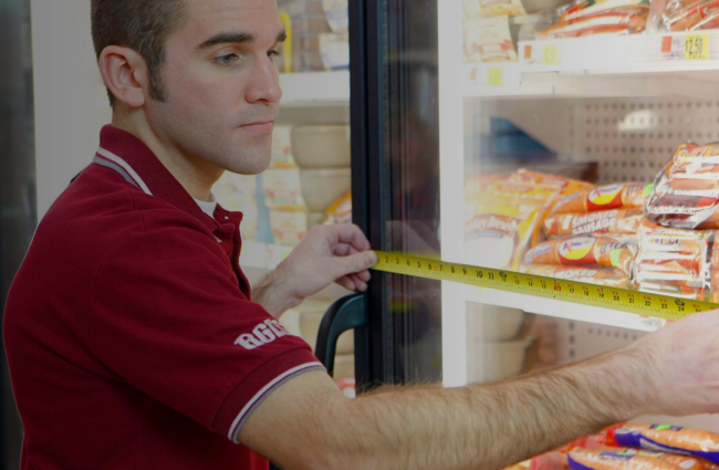 店内什器の棚卸